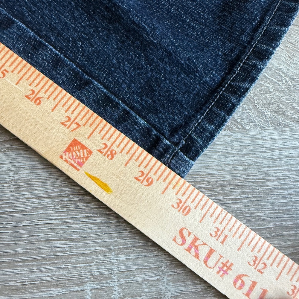 Gloria Vanderbilt Amanda High Rise Tapered Jeans Indigo Blue Womens 16 Average - Picture 6 of 6